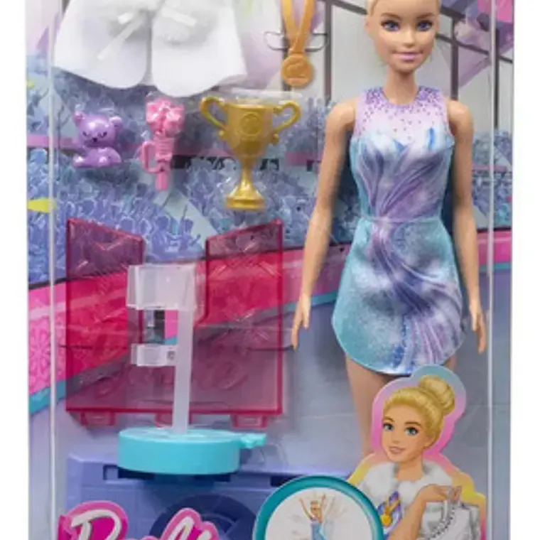 BARBIE MUÑECA PATINADORA SOBRE HIELO 3