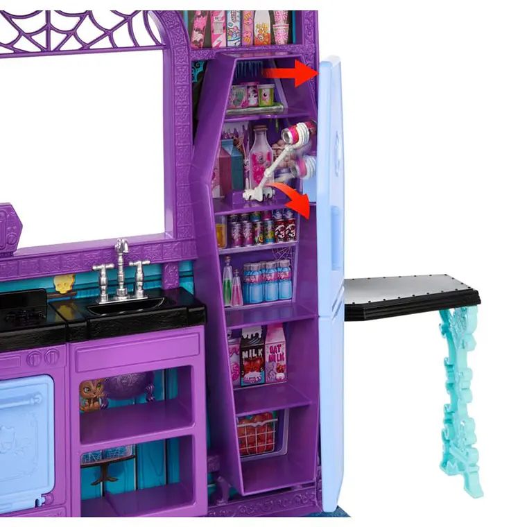 MONSTER HIGH CASA DE MUÑECAS HOTEL BOO-TIQUE 4
