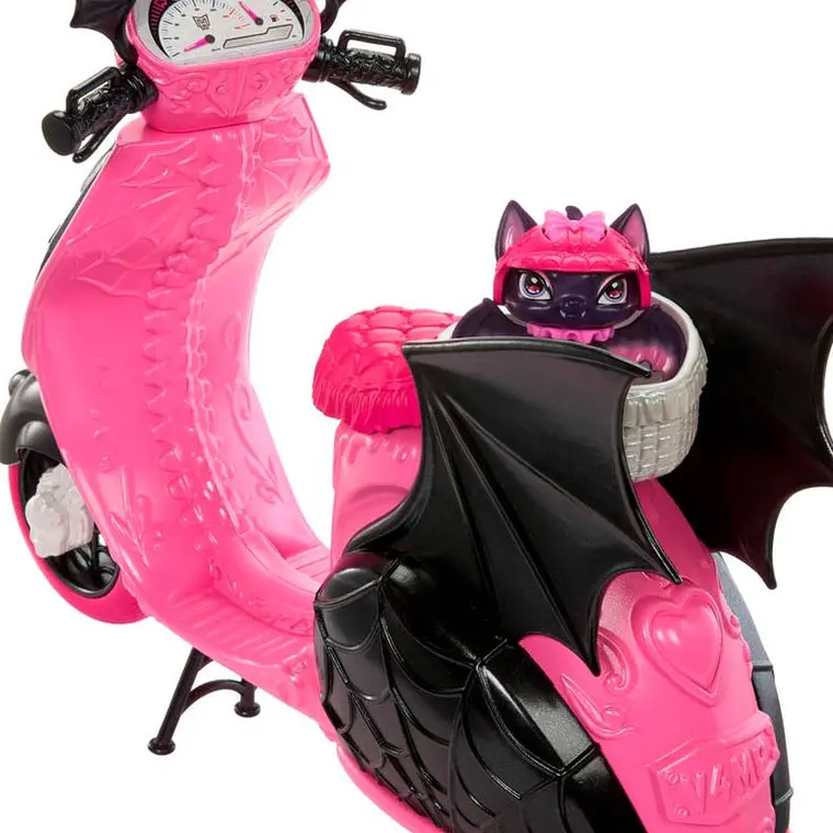 MONSTER HIGH MUÑECA DRACULAURA CON SCOOTER 6