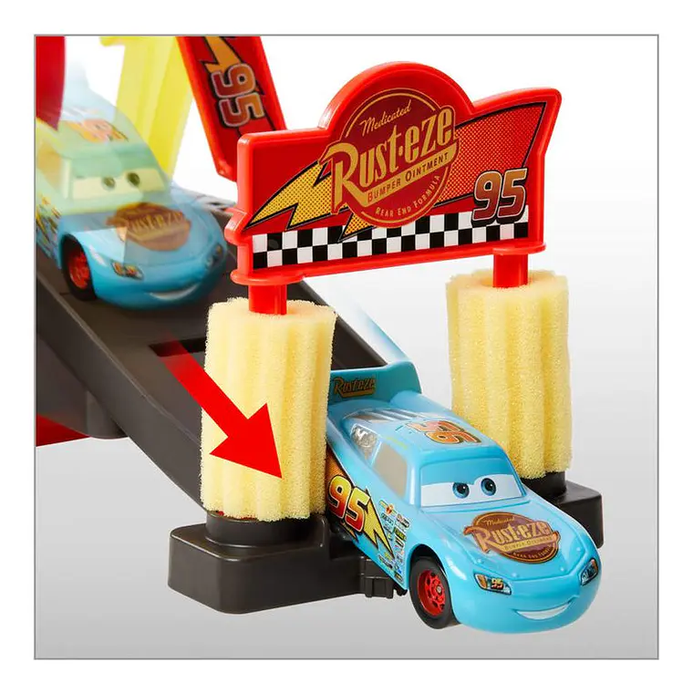 CARS COLOR CHANGERS PISTA AUTOLAVADO RAYO MCQUEEN 5