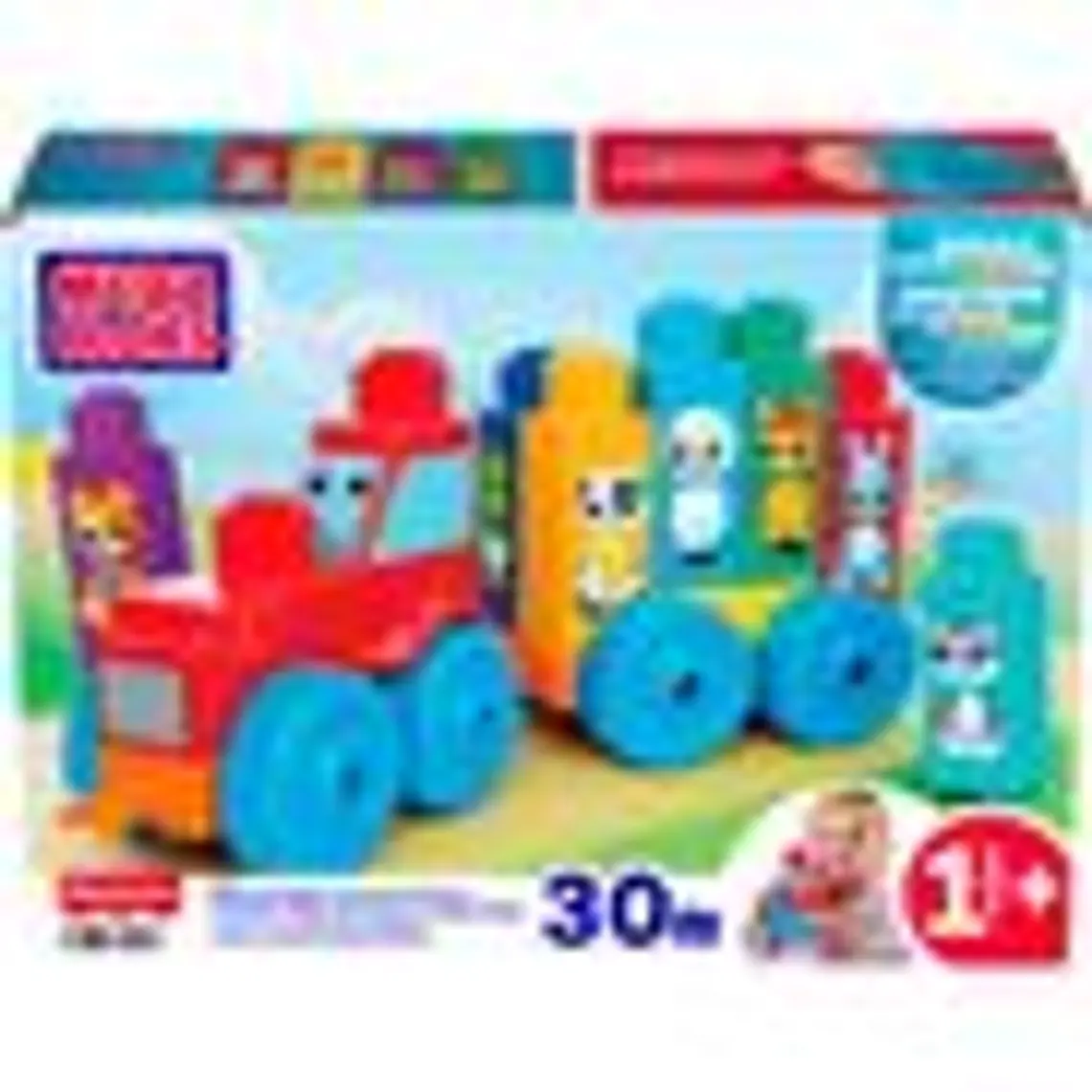 TRACTOR ARMA Y COMBINA MEGA BLOKS 1.5 AÑOS EN ADELANTE 5
