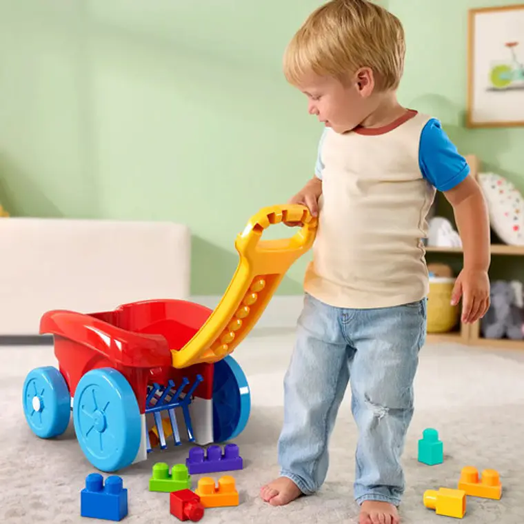 VAGÓN RECOGE BLOQUES MEGA BLOKS 1 AÑO EN ADELANTE 5