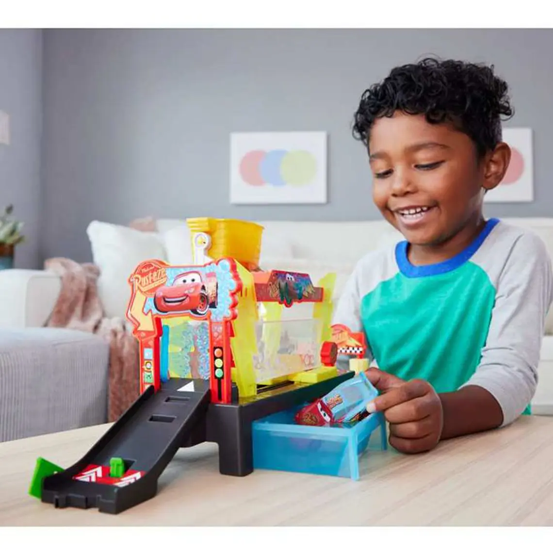 CARS COLOR CHANGERS PISTA AUTOLAVADO RAYO MCQUEEN 7