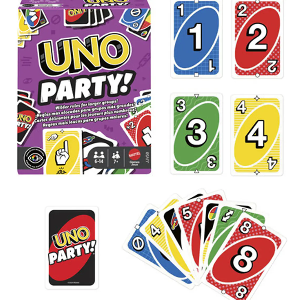 UNO JUEGO DE CARTAS PARTY RENOVADO PARA NIÑOS 4