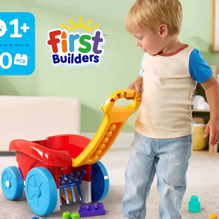 VAGÓN RECOGE BLOQUES MEGA BLOKS 1 AÑO EN ADELANTE 8