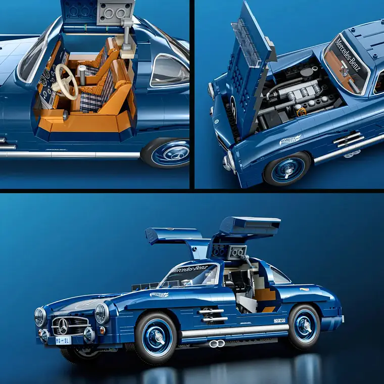 HOT WHEELS MERCEDES-BENZ 300 SL PREMIUM ESCALA 1:12 ARMABLE 5