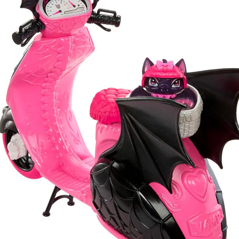 MONSTER HIGH MUÑECA DRACULAURA CON SCOOTER 7