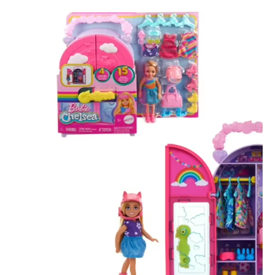 BARBIE SET DE JUEGO CLÓSET DE CHELSEA 2