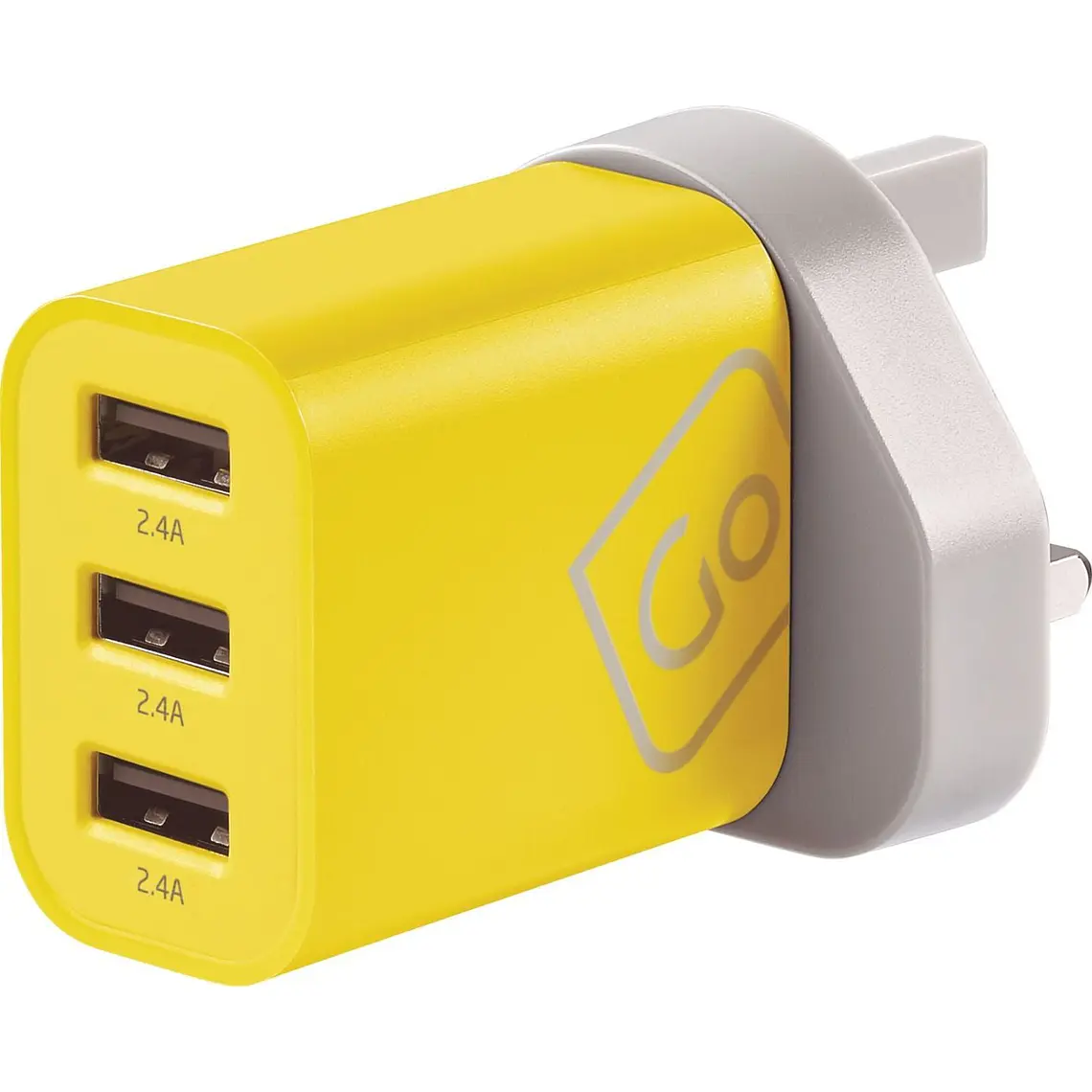 CARGADOR UNIVERSAL CON 3 PUERTOS USB-A 2.4A 2