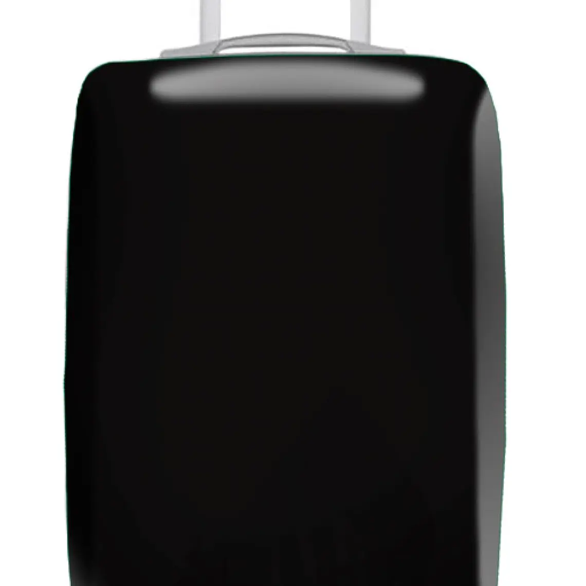 FUNDA CUBRE MALETA GRANDE LISA PERSONALIZABLE - COLOR NEGRO 1