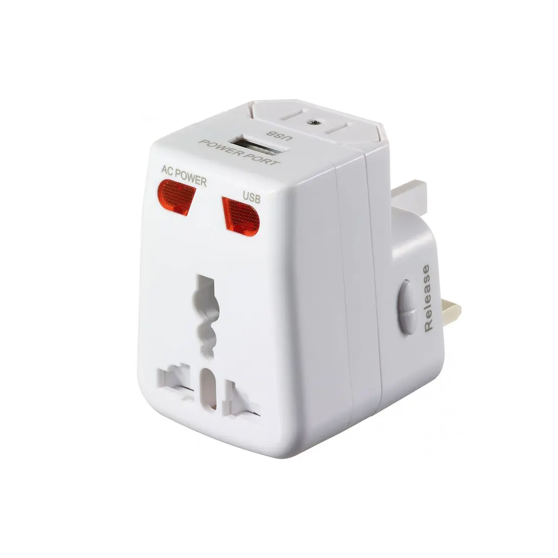 ADAPTADOR DE CORRIENTE UNIVERSAL + 1 PUERTO USB 1