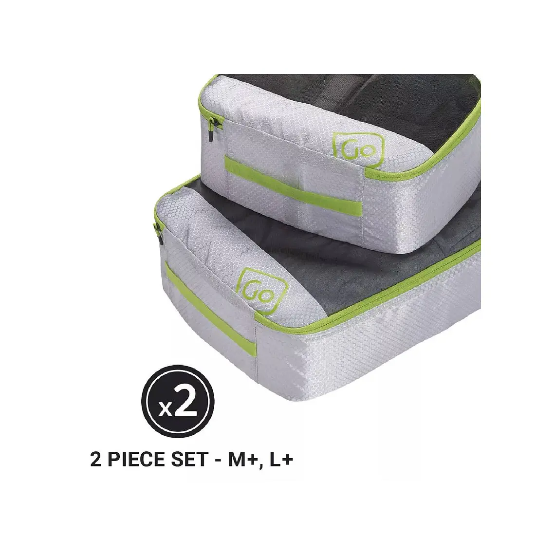ORGANIZADOR DE EQUIPAJE 2 PIEZAS GRAN CAPACIDAD VERDE 2