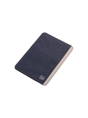 PORTA PASAPORTE SLIP CON BLOQUEO RFID - COLOR AZUL