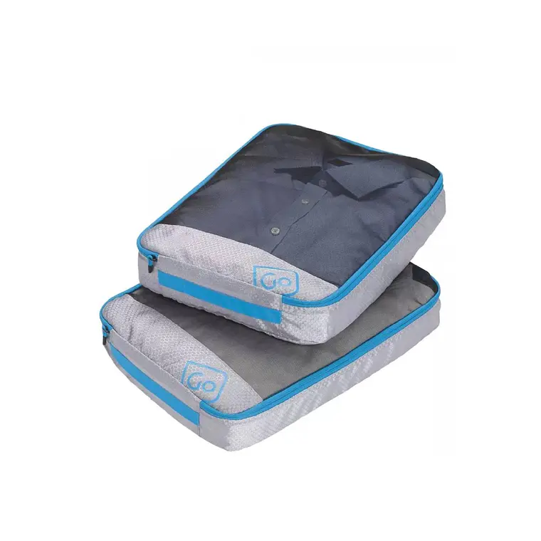NEW 2 CUBOS ORGANIZADORES DE EQUIPAJE AZUL 1