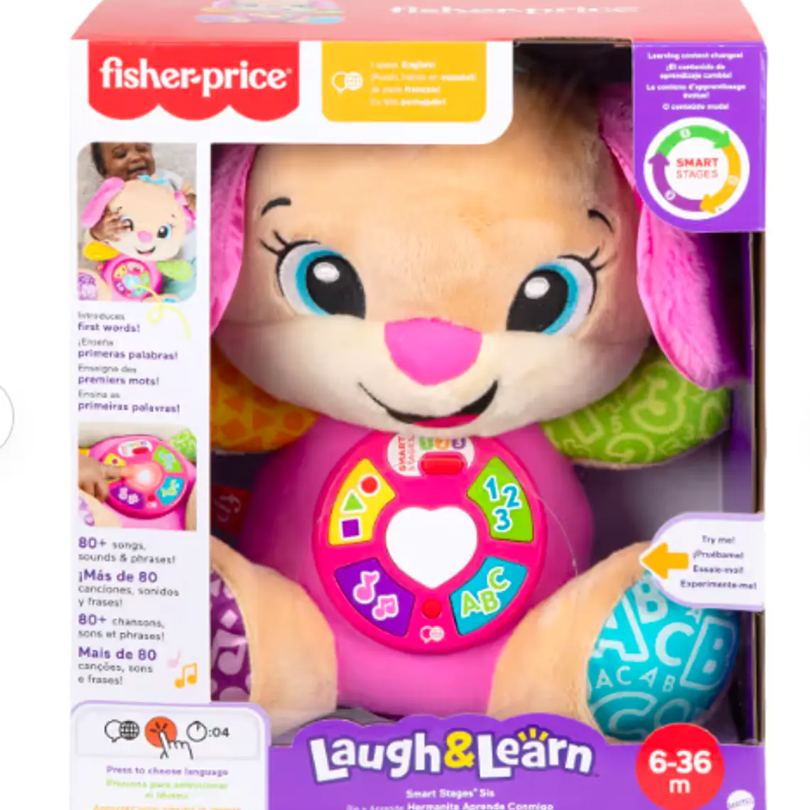 FISHER-PRICE HERMANITA APRENDE CONMIGO (IDIOMA INGLÉS) 3
