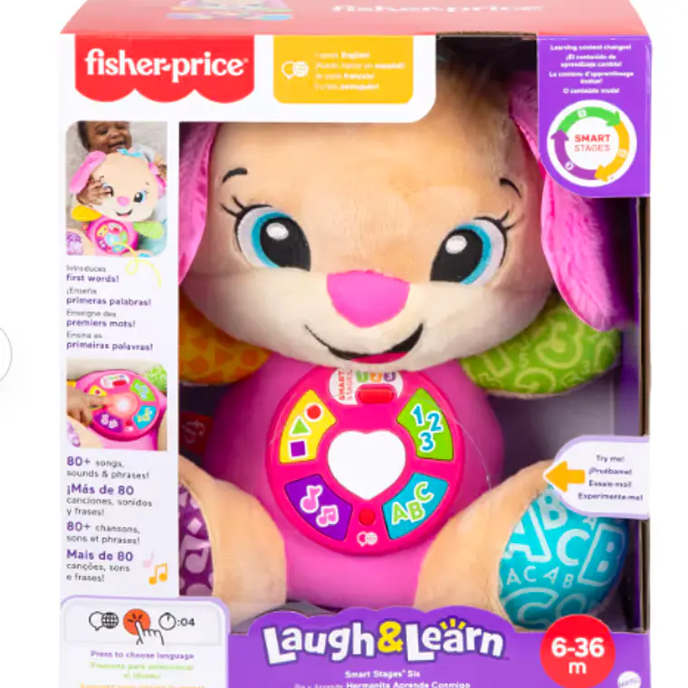 FISHER-PRICE HERMANITA APRENDE CONMIGO (IDIOMA INGLÉS) 3