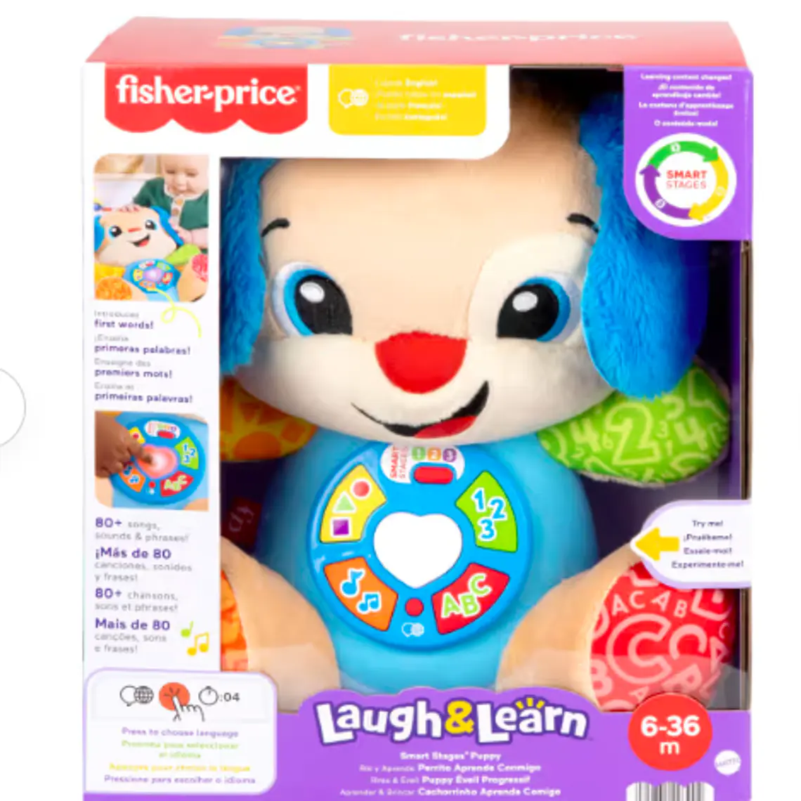 FISHER-PRICE PERRITO APRENDE CONMIGO (IDIOMA INGLÉS) 3