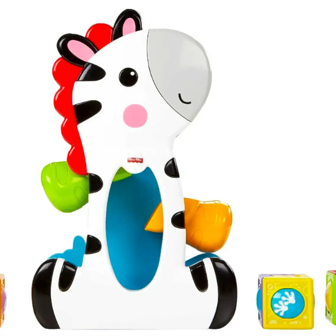 FISHER-PRICE CEBRA BLOQUES DE ACTIVIDADES JUGUETE BEBÉS 6M+ 3