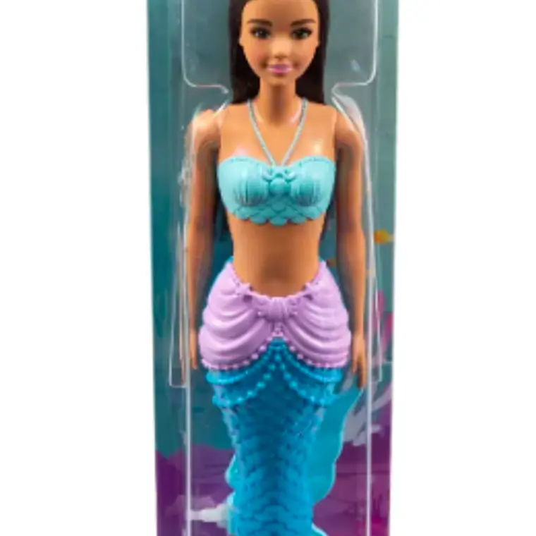 BARBIE MUÑECA SIRENA SORPRESA - CELESTE 2