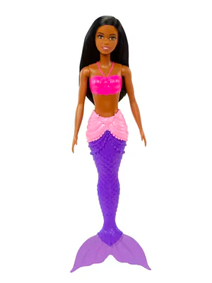 BARBIE MUÑECA SIRENA SORPRESA - MORADA