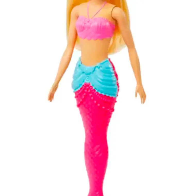 BARBIE MUÑECA SIRENA SORPRESA - ROSADA 2