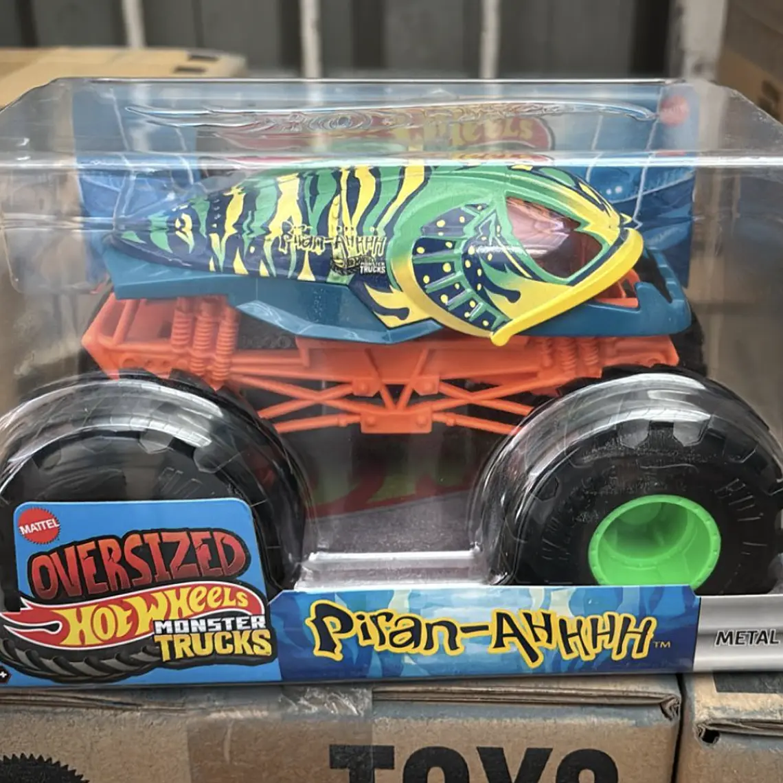 HOT WHEELS SORPRESA ESCALA 1:24 974F - NARANJO CON TURQUESA 1