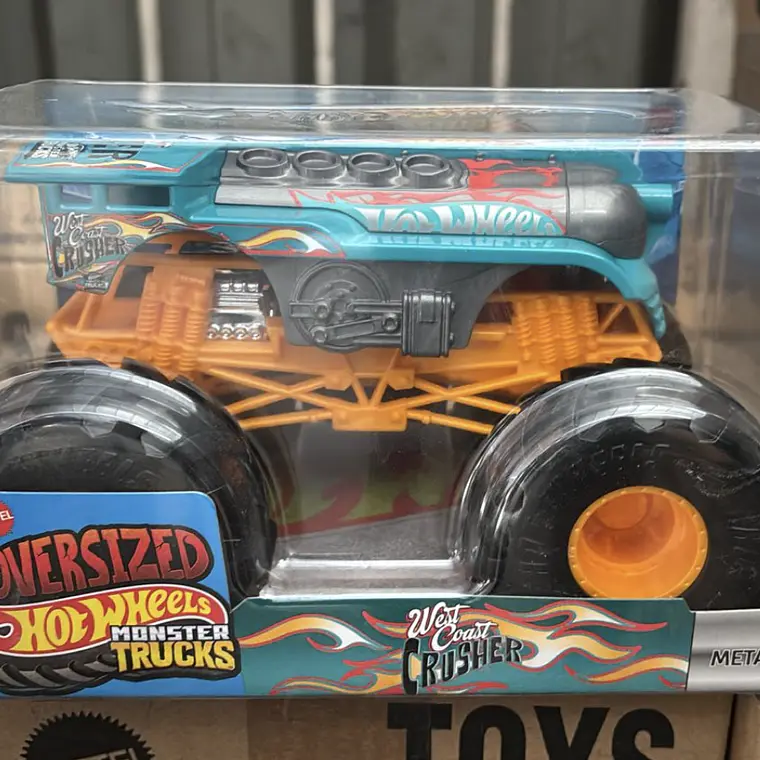 HOT WHEELS SORPRESA ESCALA 1:24 974F - NARANJO CON CALIPSO 1