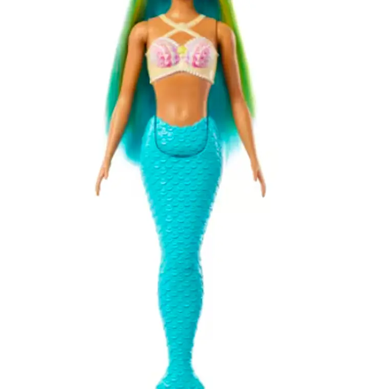 BARBIE SIRENAS CON CABELLO DE COLORES - CELESTE 3