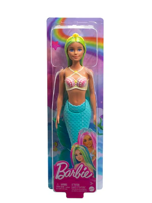 BARBIE SIRENAS CON CABELLO DE COLORES - CELESTE