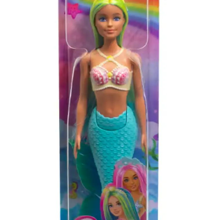 BARBIE SIRENAS CON CABELLO DE COLORES - CELESTE 2