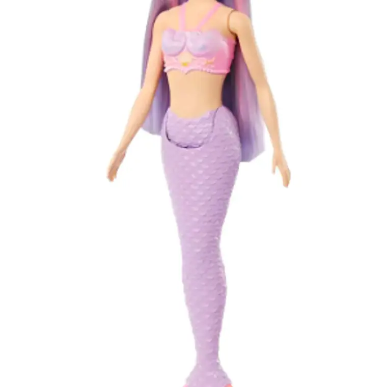 BARBIE SIRENAS CON CABELLO DE COLORES - MORADO 3