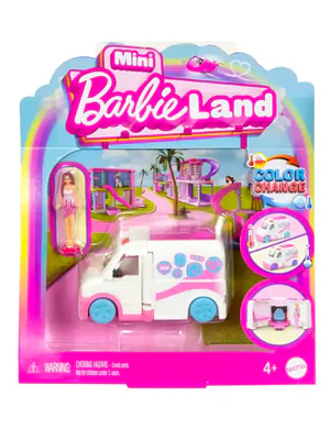 BARBIE MINI VEHÍCULOS Y SETS - AMBULANCIA