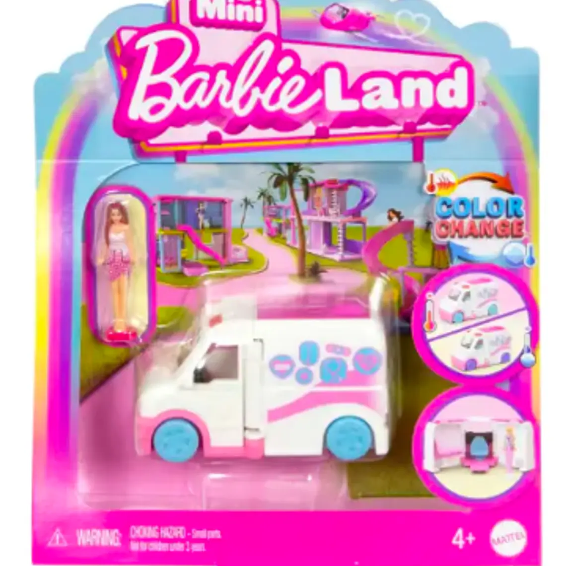 BARBIE MINI VEHÍCULOS Y SETS - AMBULANCIA 2