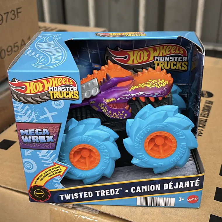 HOT WHEELS LLANTAS TODO TERRENO 1:43 - CAMIÓN NARANJO 1