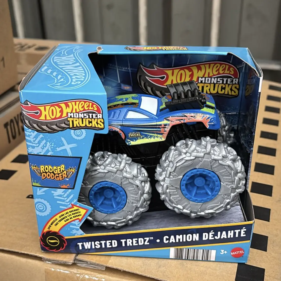 HOT WHEELS LLANTAS TODO TERRENO 1:43 - CAMIÓN AZUL  1