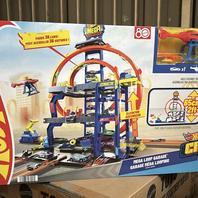 HOT WHEELS PISTA DE JUGUETE MEGA GARAGE 1