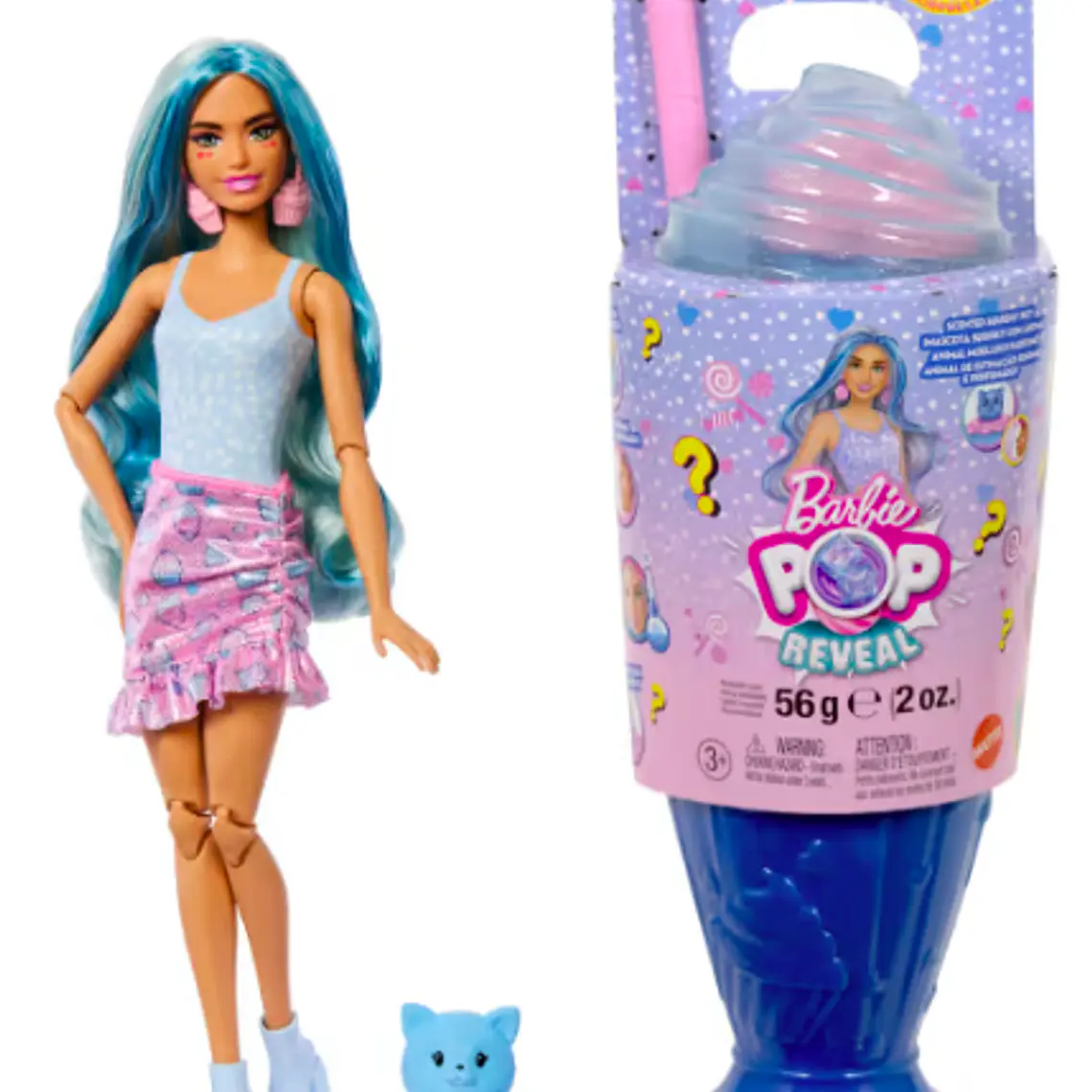 BARBIE POP REVEAL MUÑECA DULCES SORPRESAS - AZUL 2