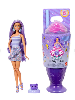 BARBIE POP REVEAL MUÑECA DULCES SORPRESAS - MORADO
