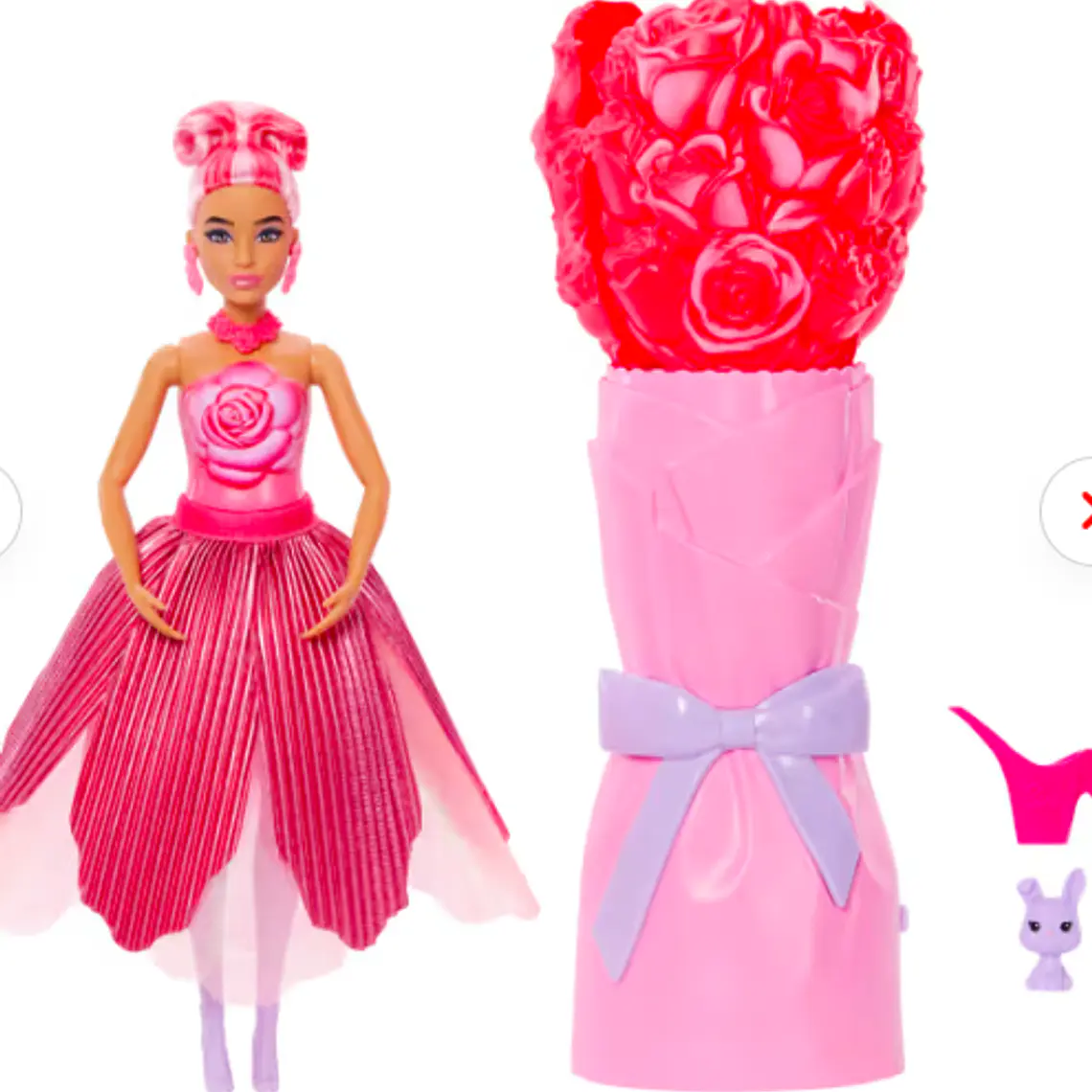 BARBIE MUÑECA REVEAL DE FLORES SORPRESA - ROSADA 2