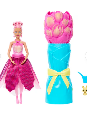 BARBIE MUÑECA REVEAL DE FLORES SORPRESA - CELESTE