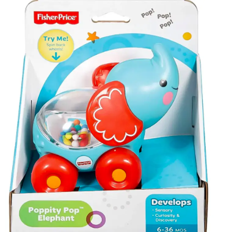 FISHER-PRICE ANIMALITOS PELOTITAS - ELEFANTE 2