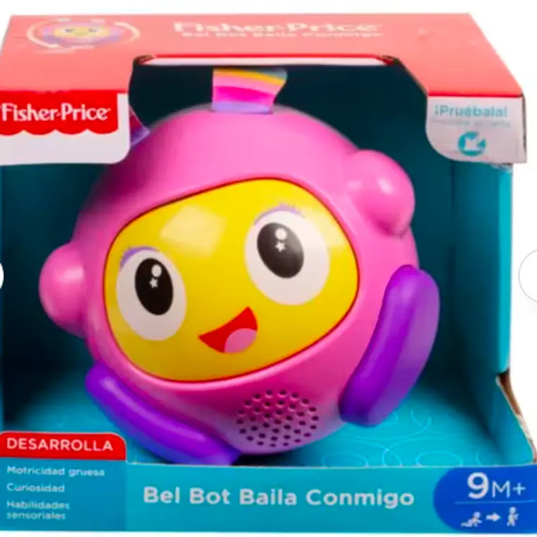 FISHER-PRICE JUGUETE BI BOT Y BEL BOT BAILA CONMIGO - ROSADO 2