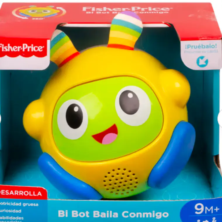 FISHER-PRICE JUGUETE BI BOT Y BEL BOT BAILA CONMIGO - AMARILLO 2