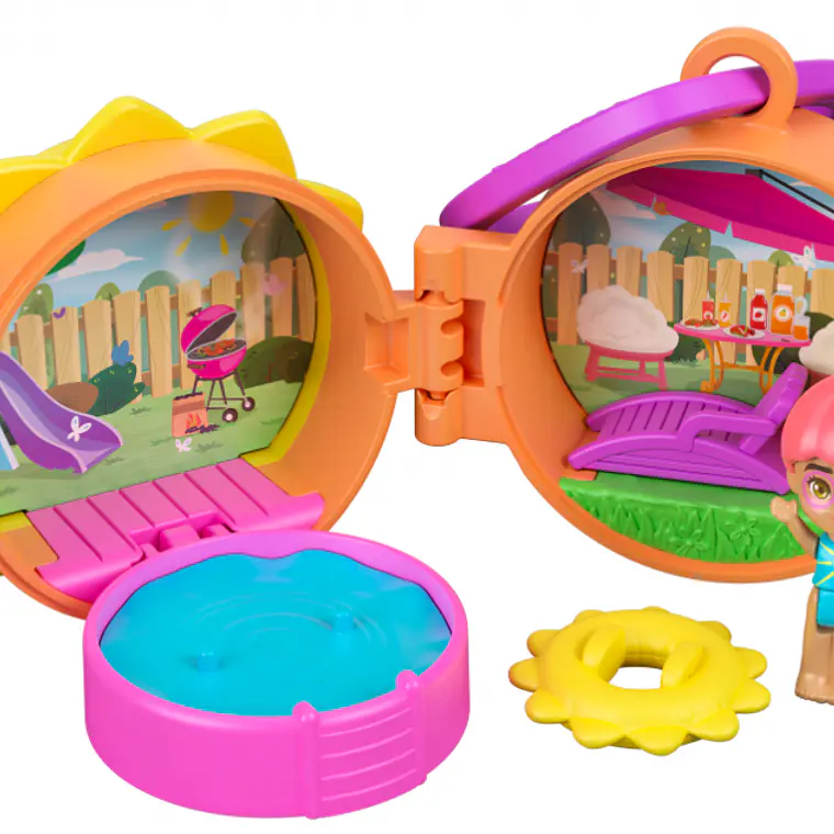 POLLY POCKET SET DE JUEGO MINI COMPACTO SORPRESA - SOL 3
