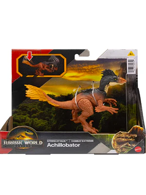JURASSIC WORLD DINOSAURIO REBIRTH MORDIDA DE ATAQUE - ACHI