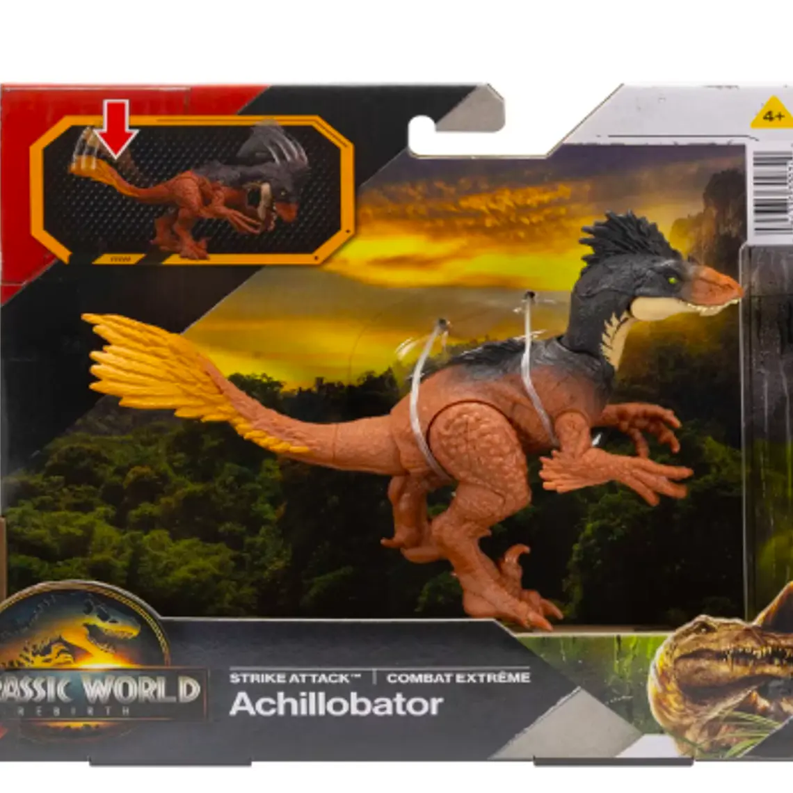 JURASSIC WORLD DINOSAURIO REBIRTH MORDIDA DE ATAQUE - ACHI 2
