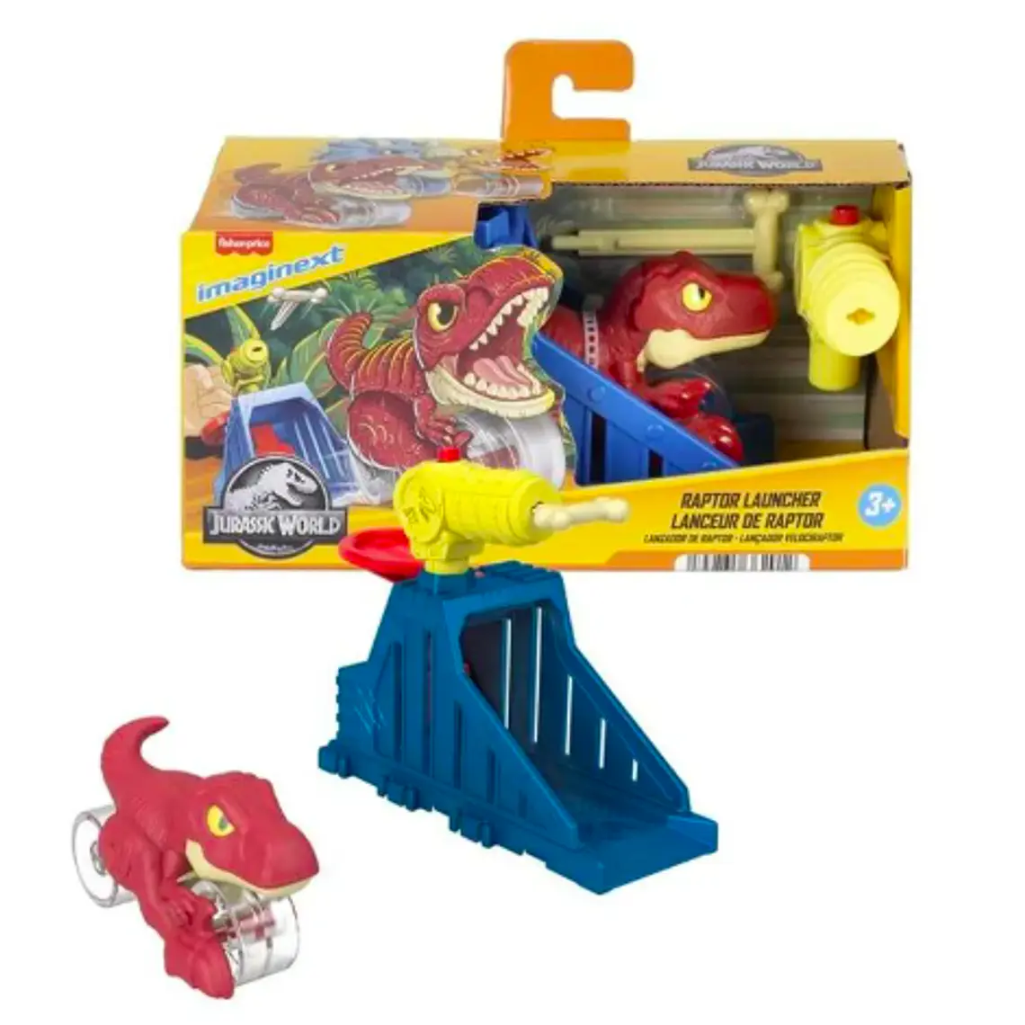 IMAGINEXT JUGUETE RENACE LANZADOR - ROJO 2