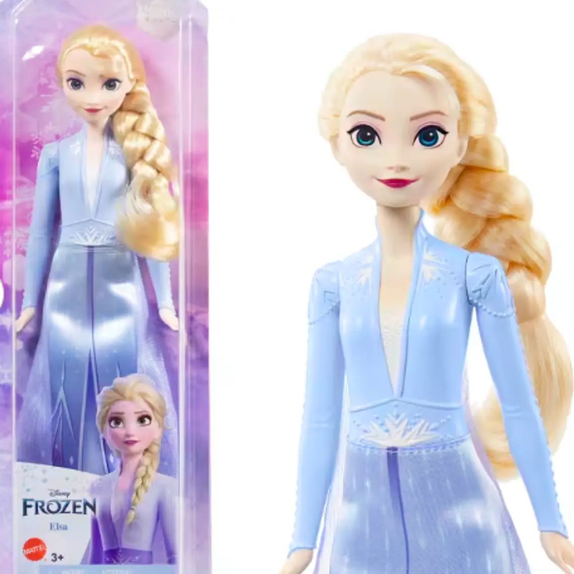 DISNEY FROZEN ELSA Y ANNA FROZEN I Y II - ELSA CELESTE 2