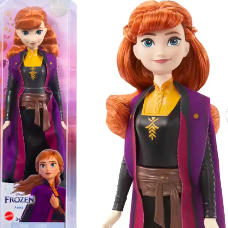 DISNEY FROZEN ELSA Y ANNA FROZEN I Y II - ANA MORADA 2