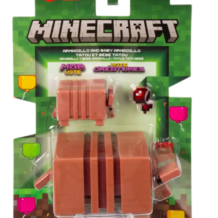 MINECRAFT FIGURA DE ACCIÓN MOBS DE 3.25 - ANIMAL ARMADILLO 2